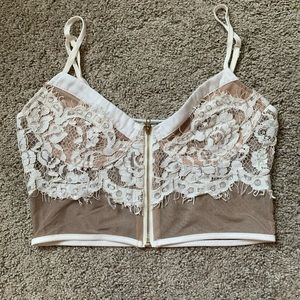 Lace crop top!